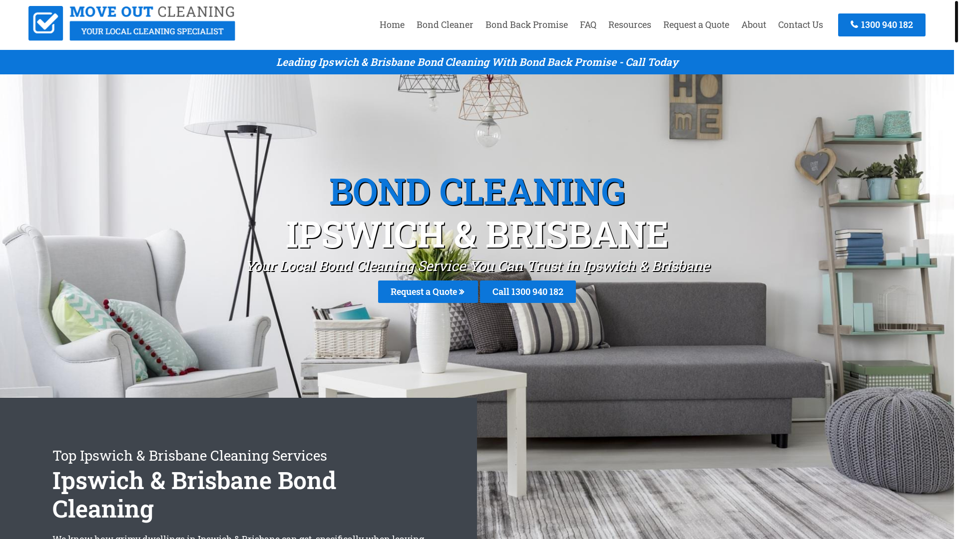 website screenshot of https://bondcleaningspringfieldlakes-com-au.pages.dev/