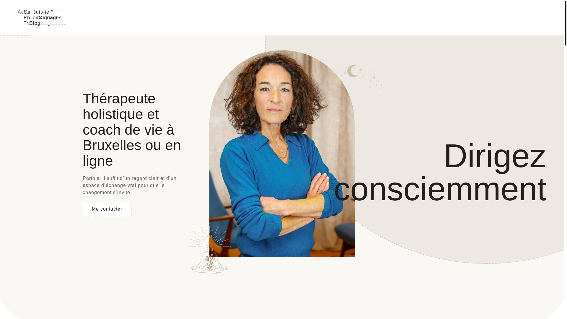 website screenshot of https://clairevangheluwe.com/