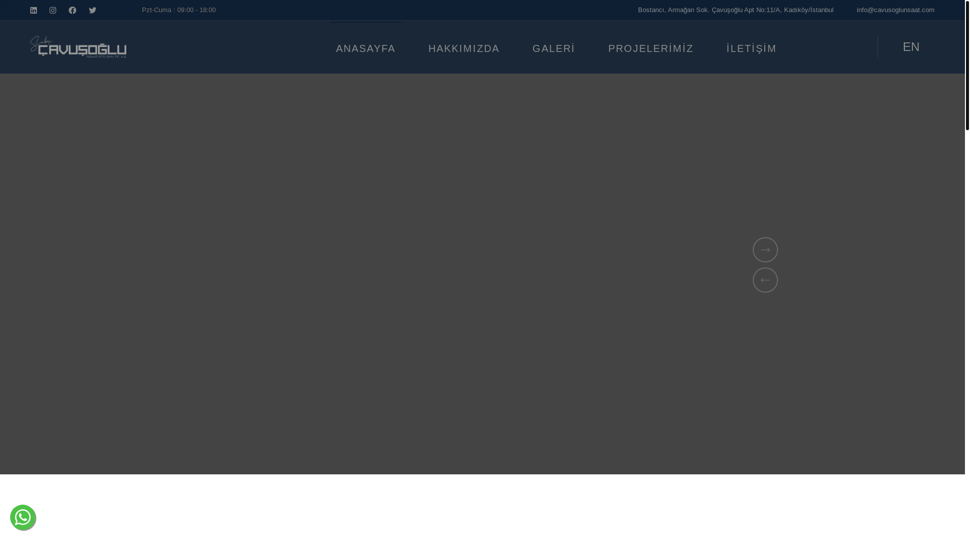 website screenshot of https://cavusoglumimari.tr/