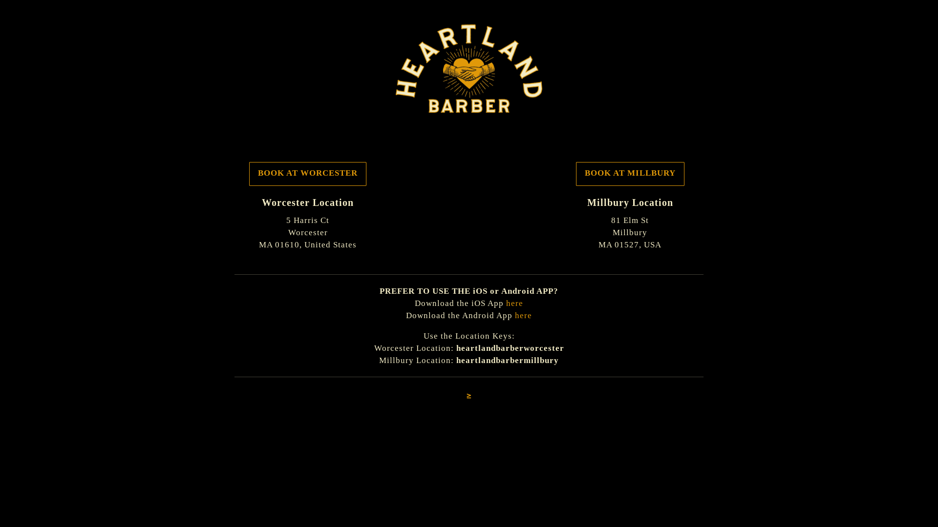 website screenshot of https://heartlandbarber.pages.dev/