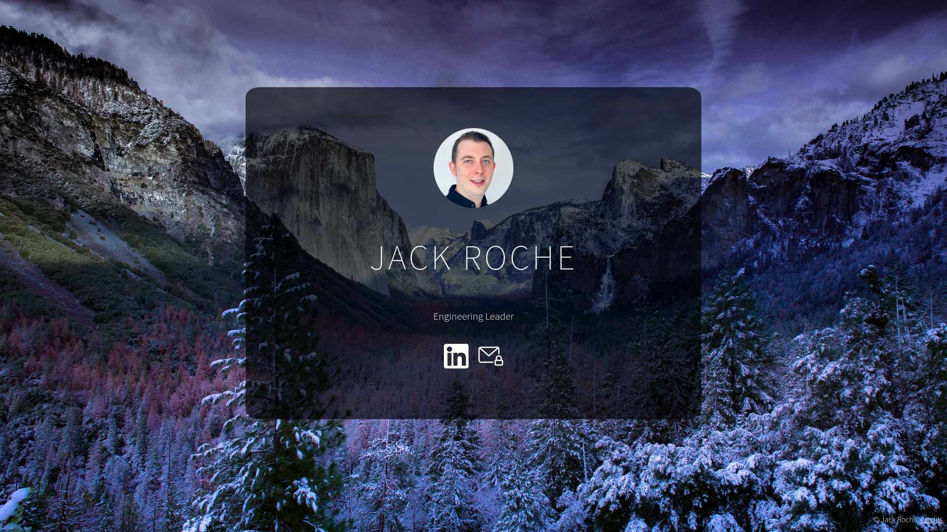 website screenshot of https://jackroche.pages.dev/