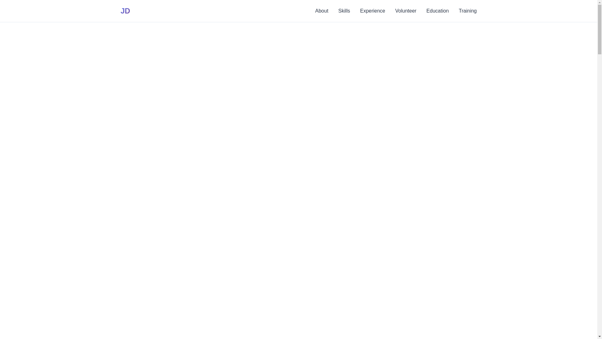 website screenshot of https://jordanduttinger.com/