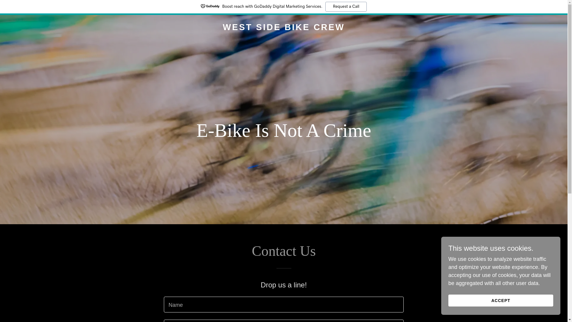 website screenshot of https://westsidebikecrew.com/
