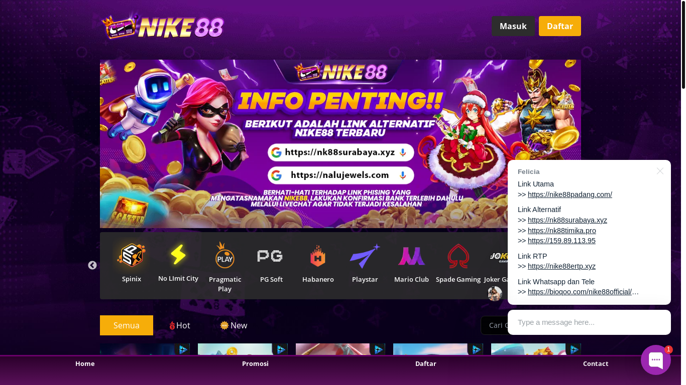 website screenshot of https://nike88ertp.pro/