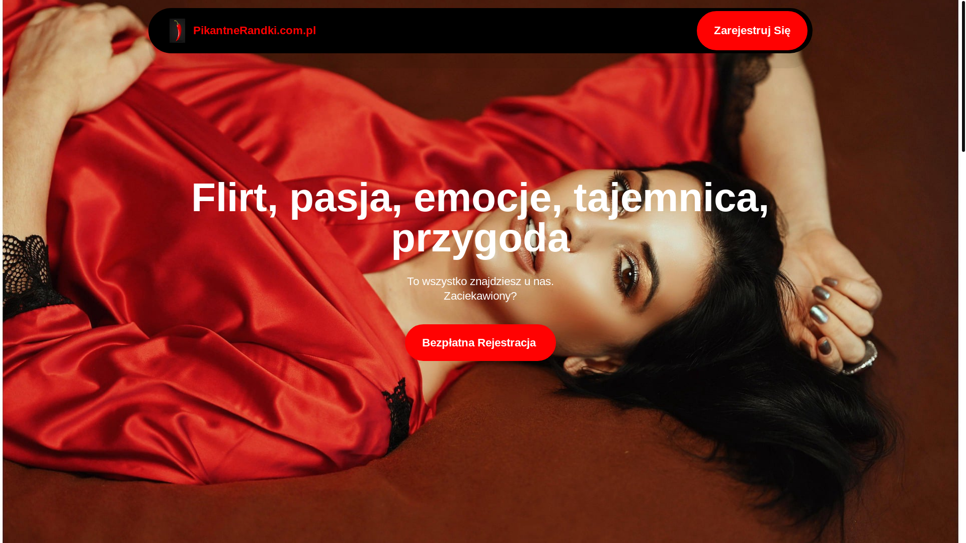 website screenshot of https://pikantnerandki.com.pl/