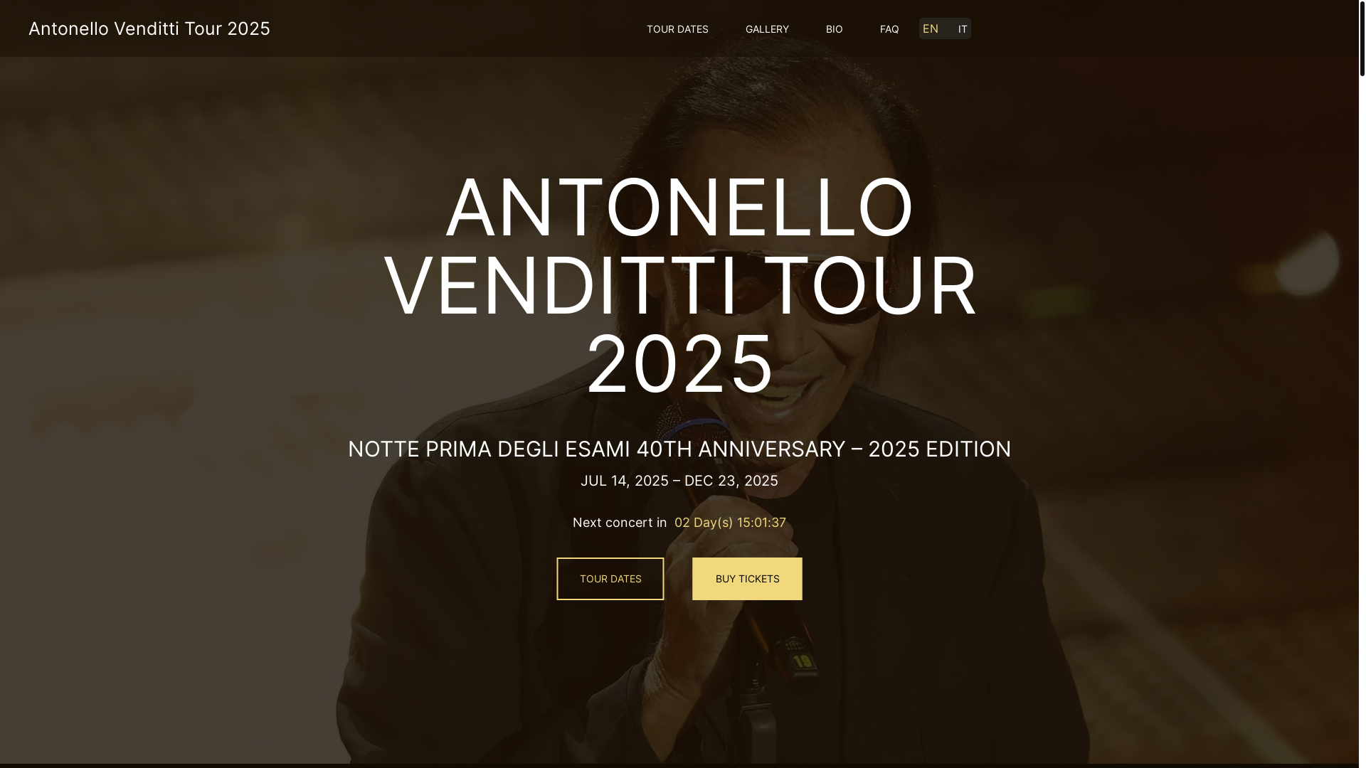 website screenshot of https://antonellovendittitour-com-github-io.pages.dev/