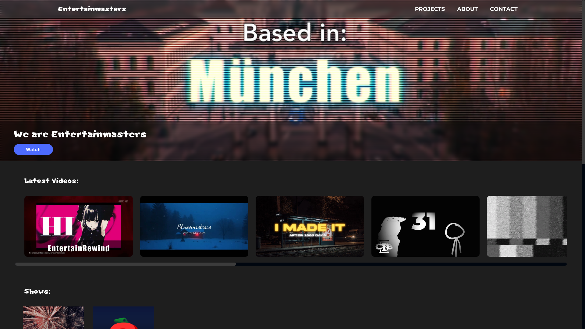 website screenshot of https://entertainmasters-site.pages.dev/