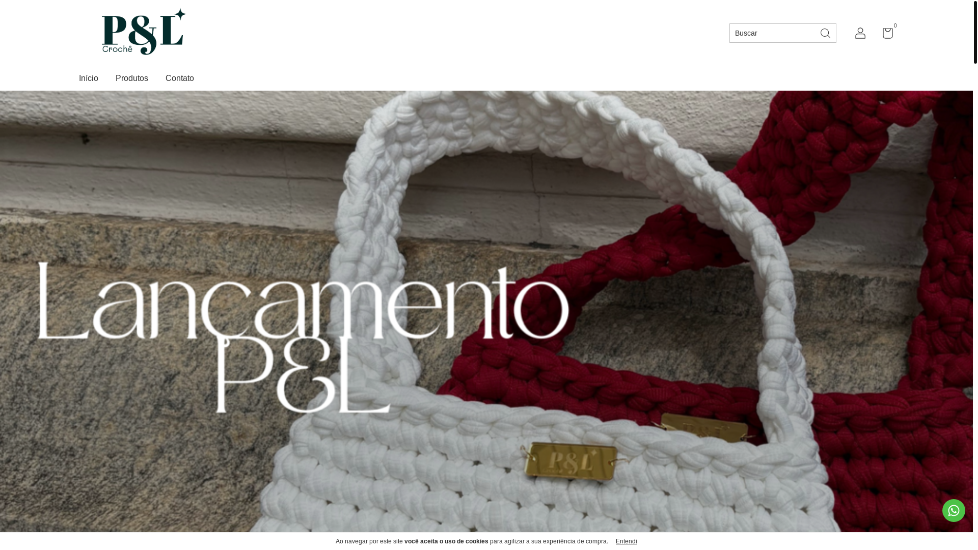 website screenshot of https://pontoselinhascroche.com.br/