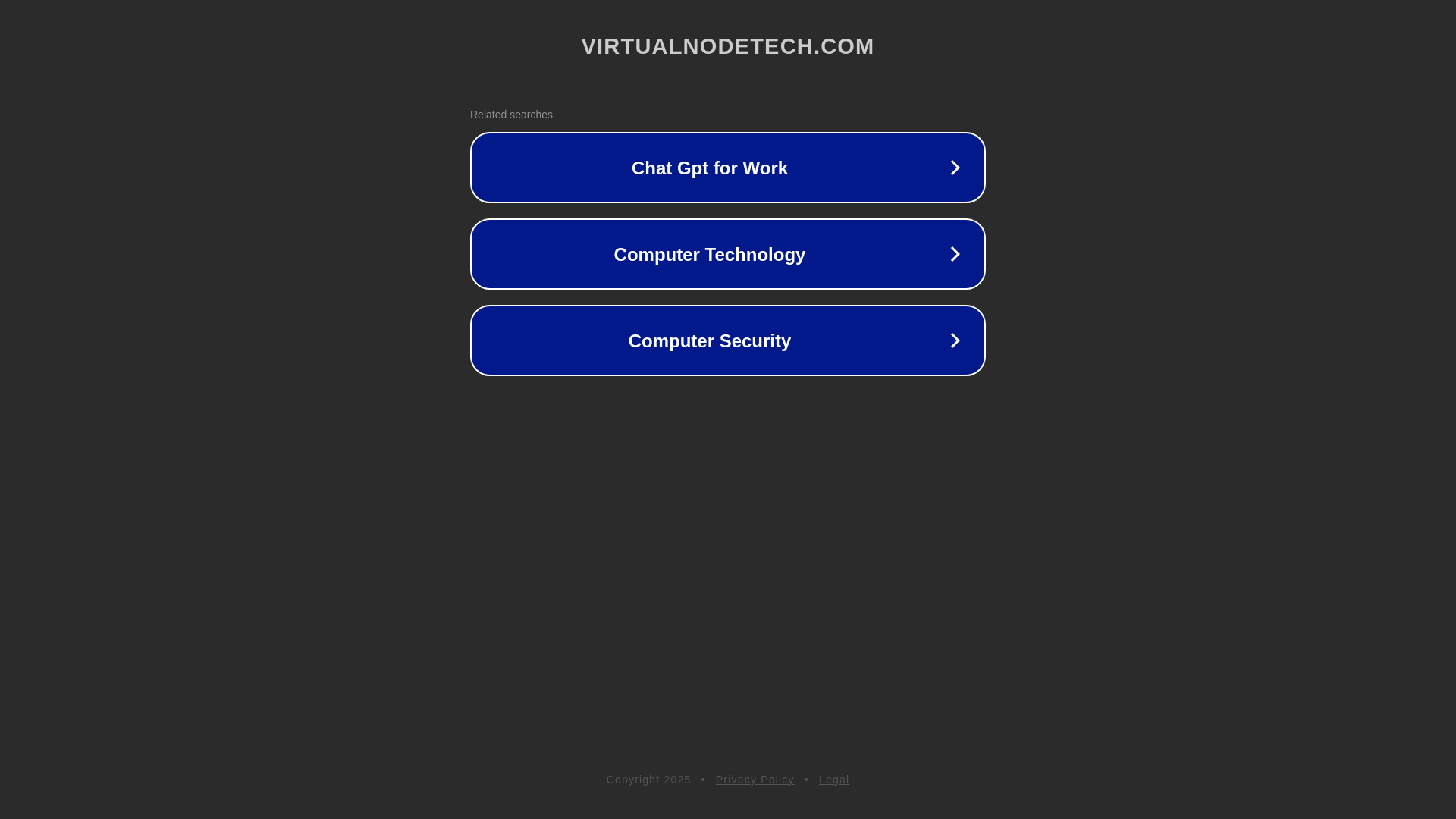 website screenshot of https://virtualnodetech.com/