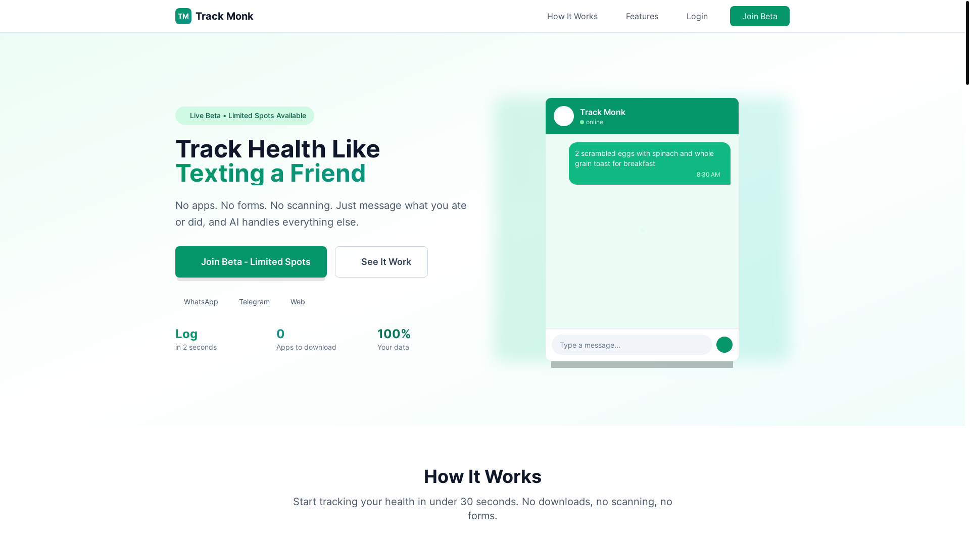 website screenshot of https://trackmonk-site.pages.dev/