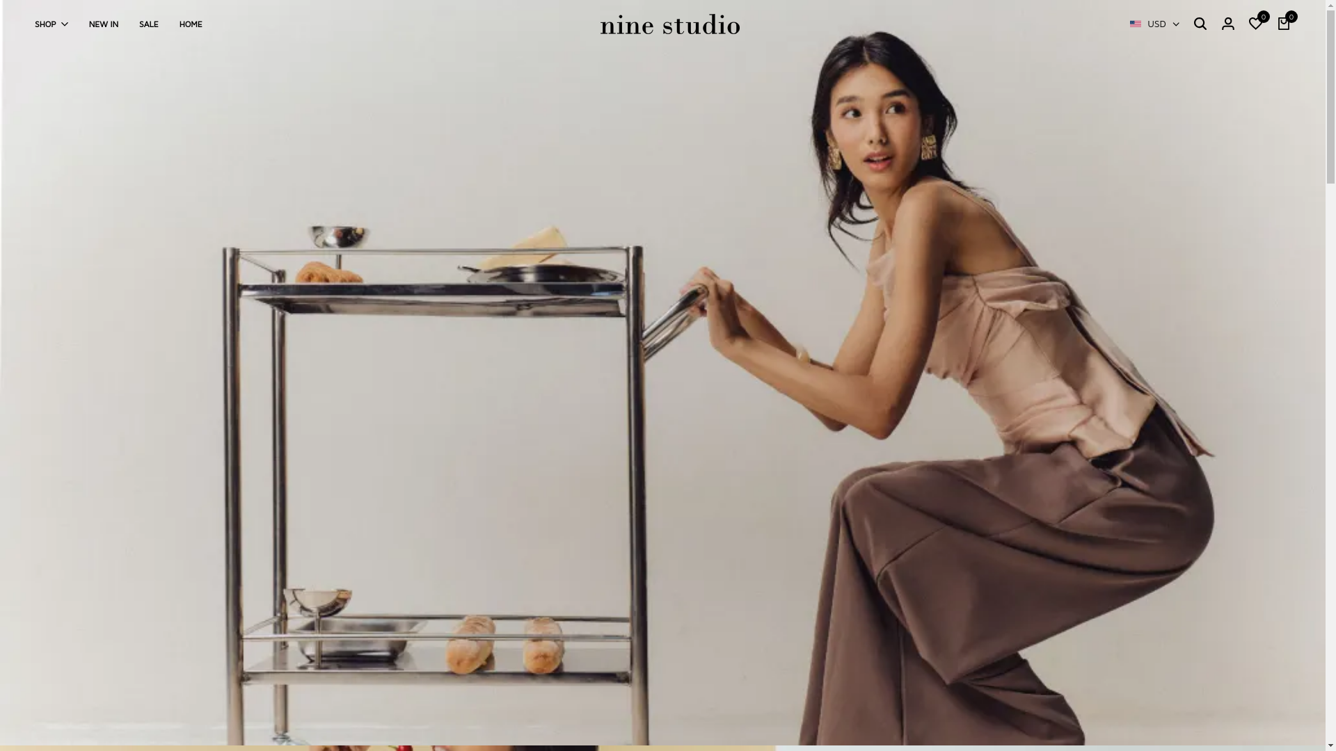 website screenshot of https://ninestudio.store/