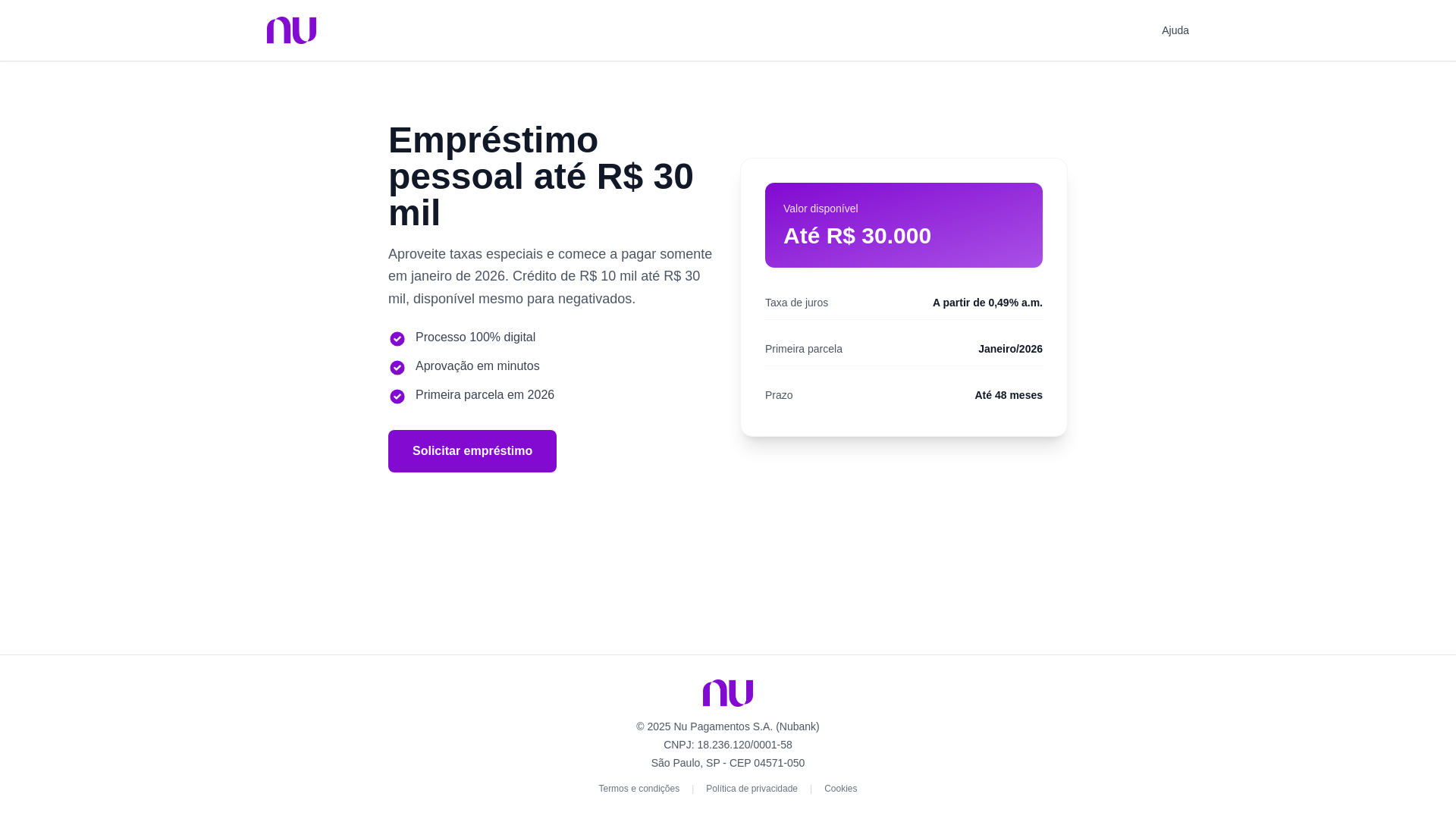 website screenshot of https://virtualcred.pro/