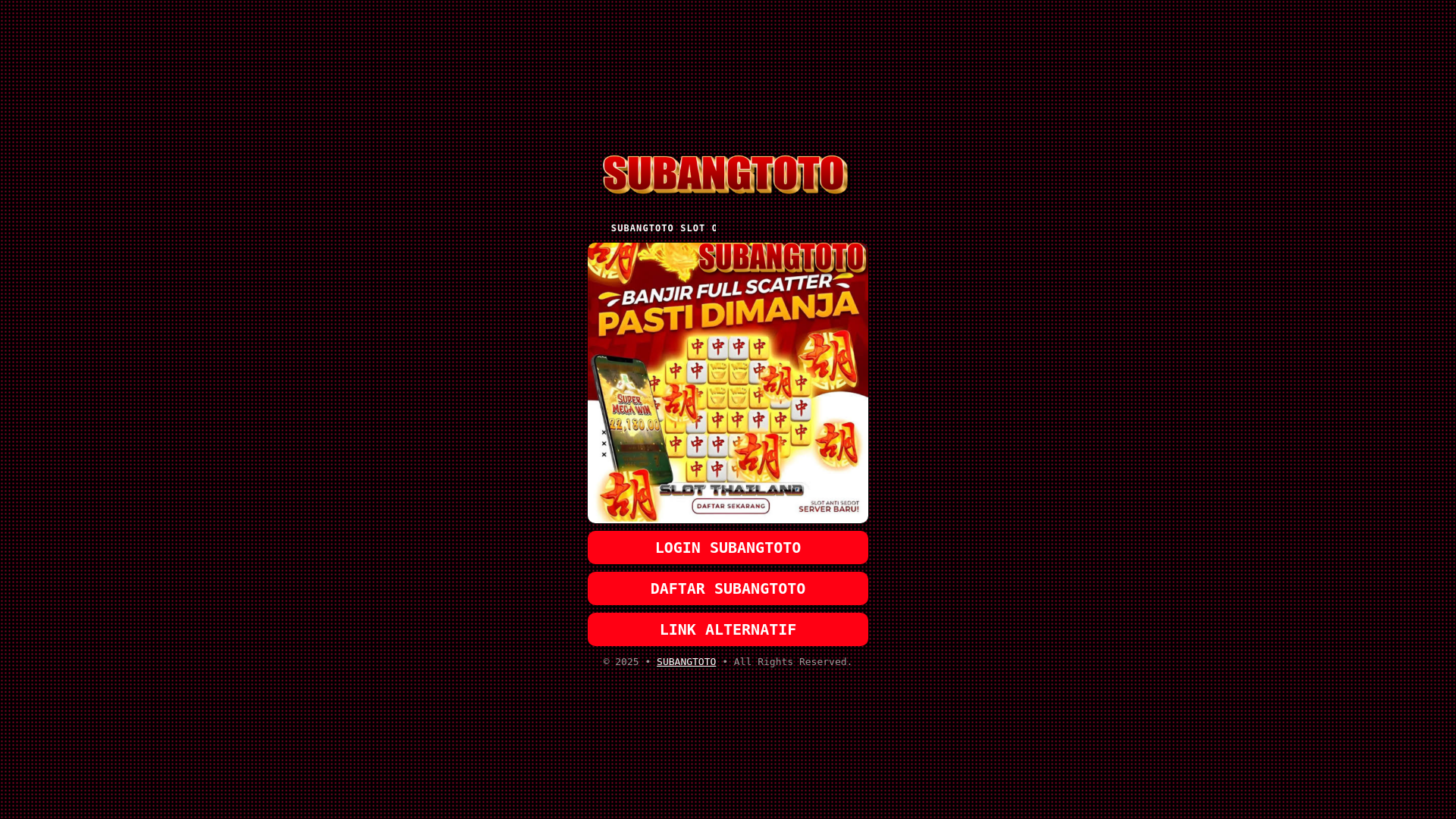 website screenshot of https://subangtoto.pages.dev/
