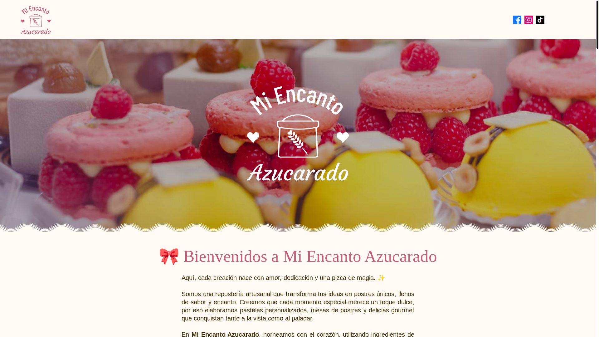 website screenshot of https://miencantoazucarado-co.com/