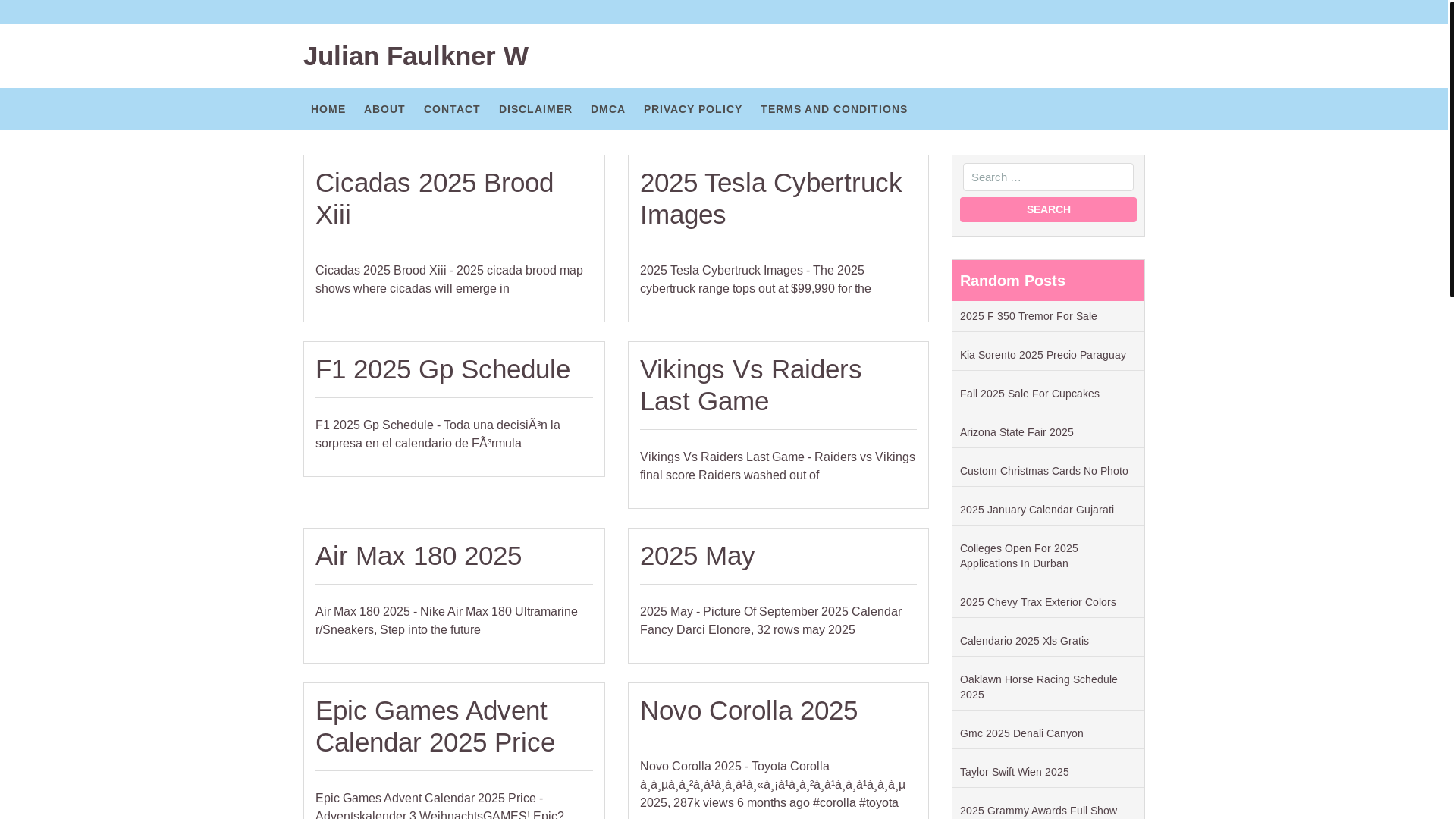 website screenshot of https://julianfaulknerw.pages.dev/