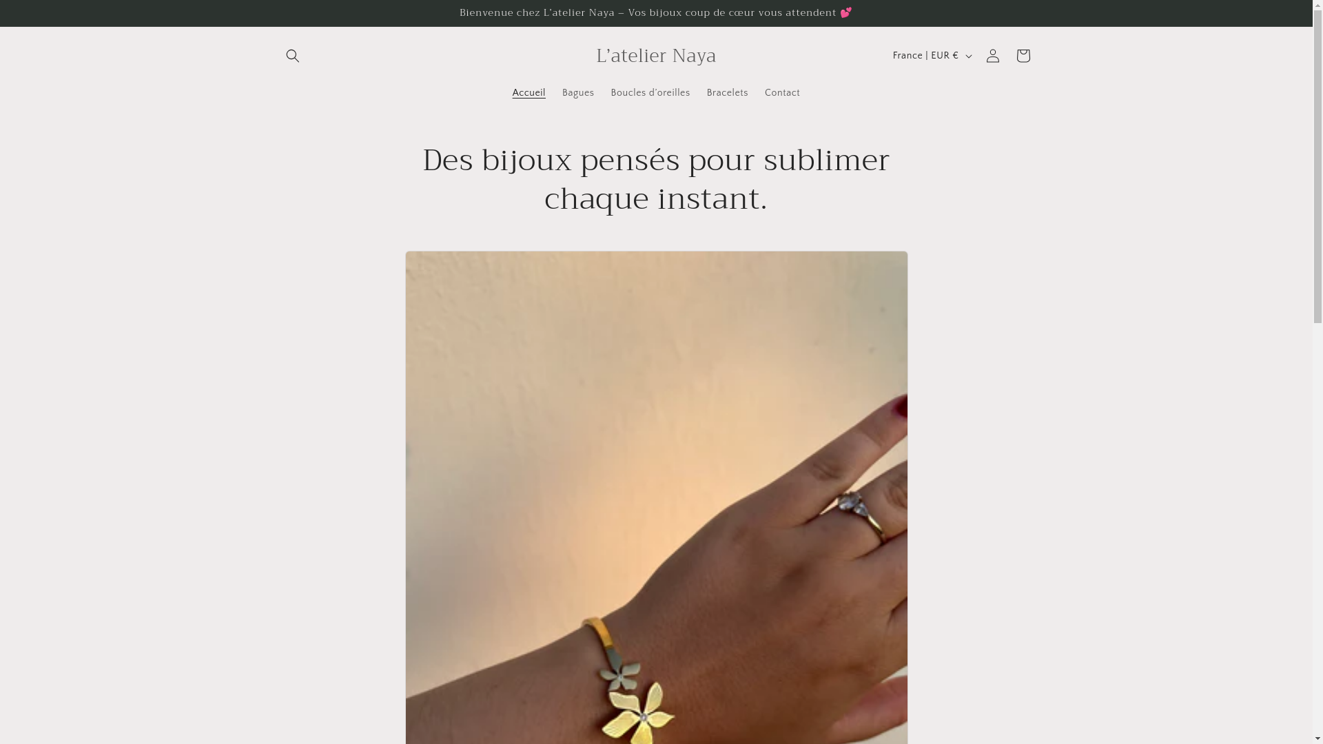 website screenshot of https://lateliernaya.com/
