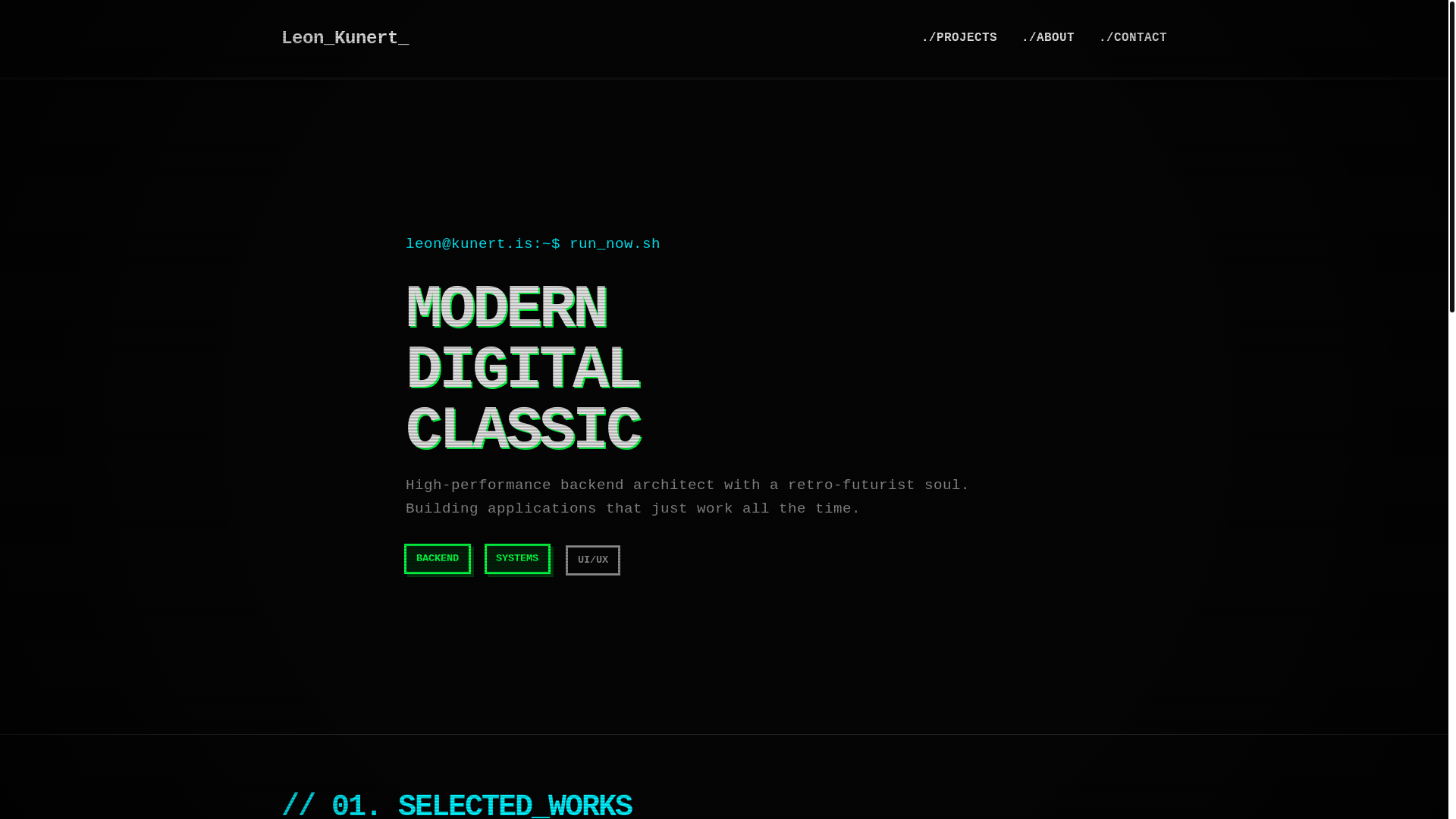 website screenshot of https://leonkunert-de.pages.dev/