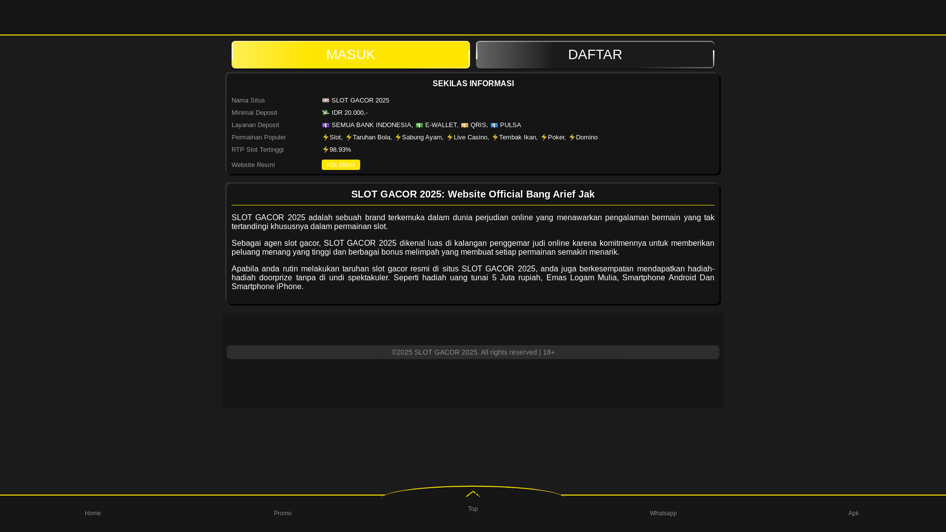 website screenshot of https://bangarief-my-id.pages.dev/
