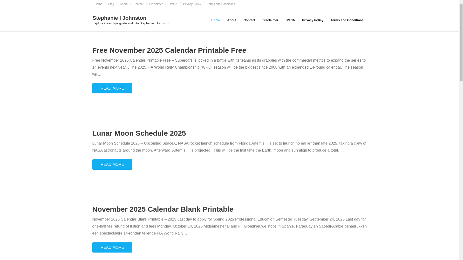 website screenshot of https://stephanieijohnston.pages.dev/