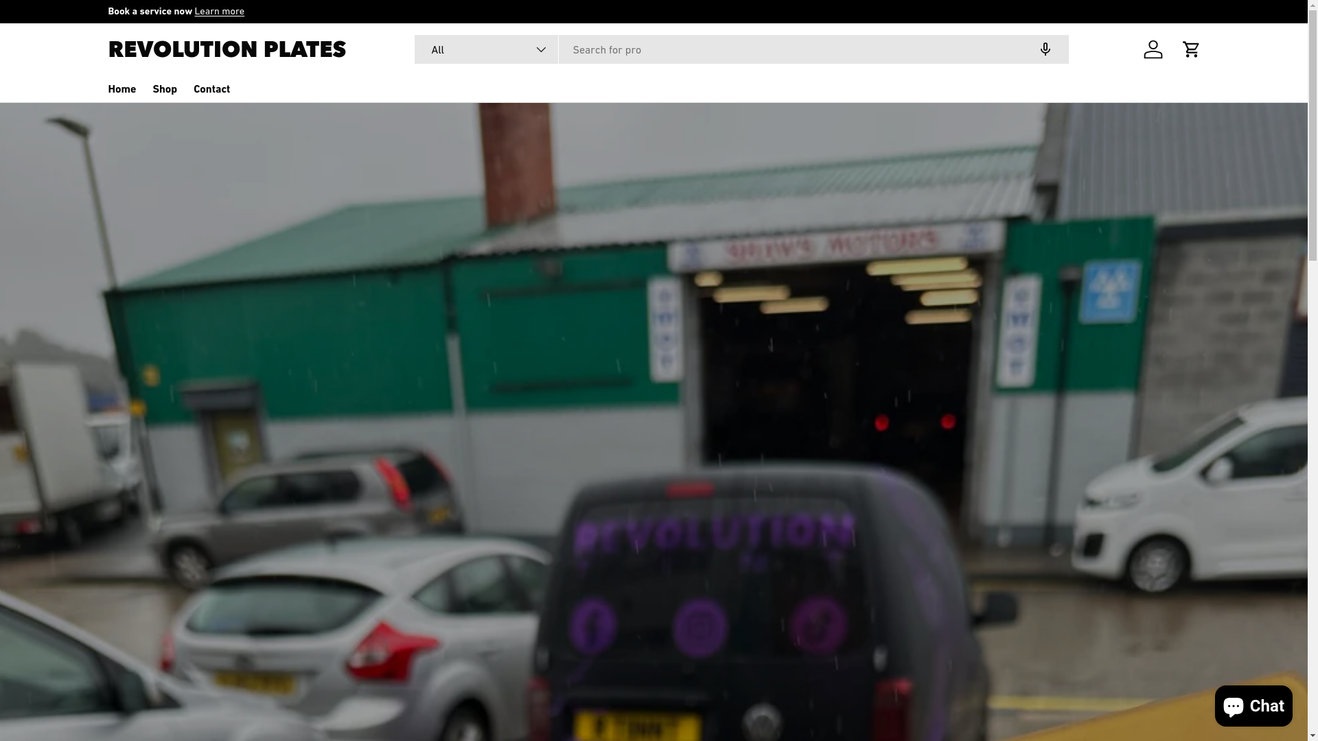 website screenshot of https://revolutionplates.com/