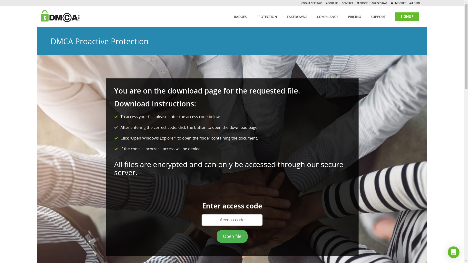 website screenshot of https://dmca-divert-o7.pages.dev/