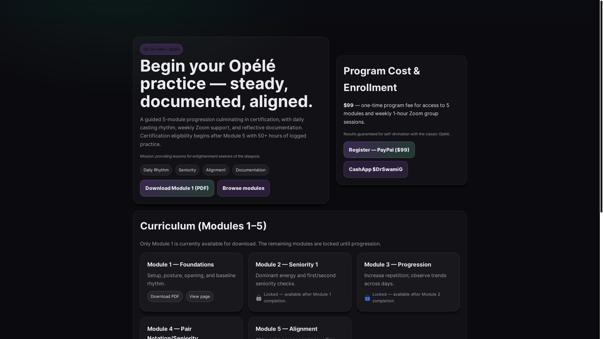 website screenshot of https://myopele.com/