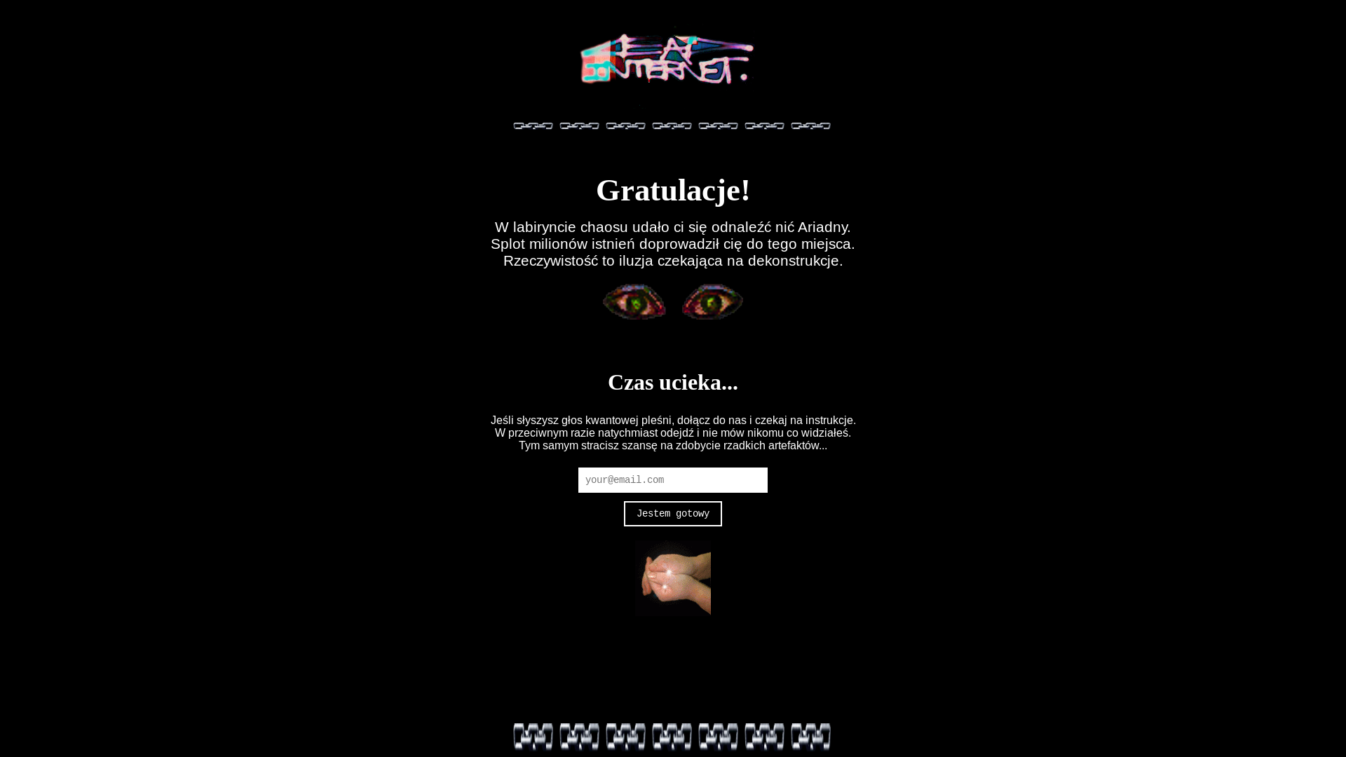 website screenshot of https://deadinternet.pl/