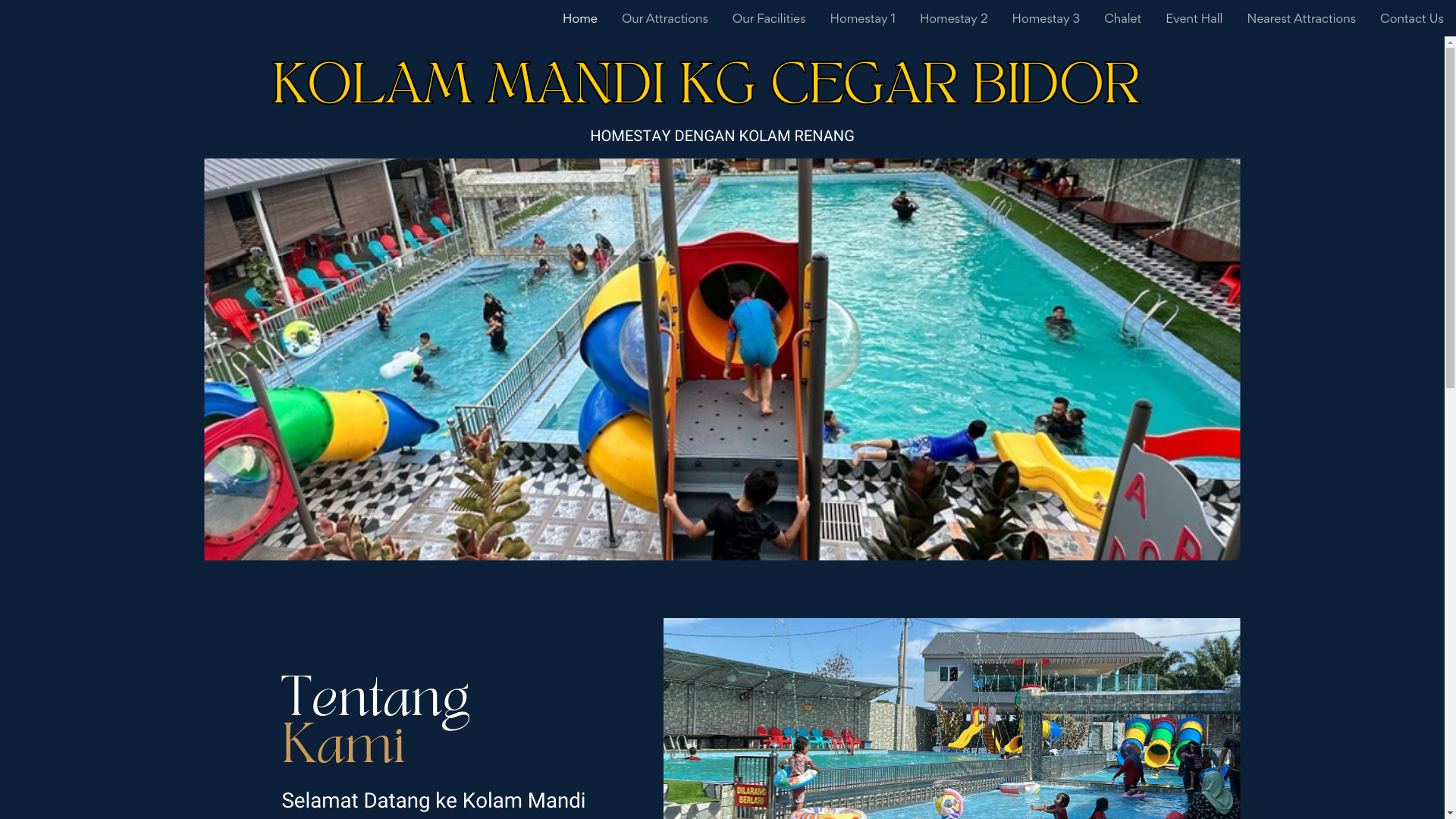 website screenshot of https://kolammandikgcegarbidor.com/