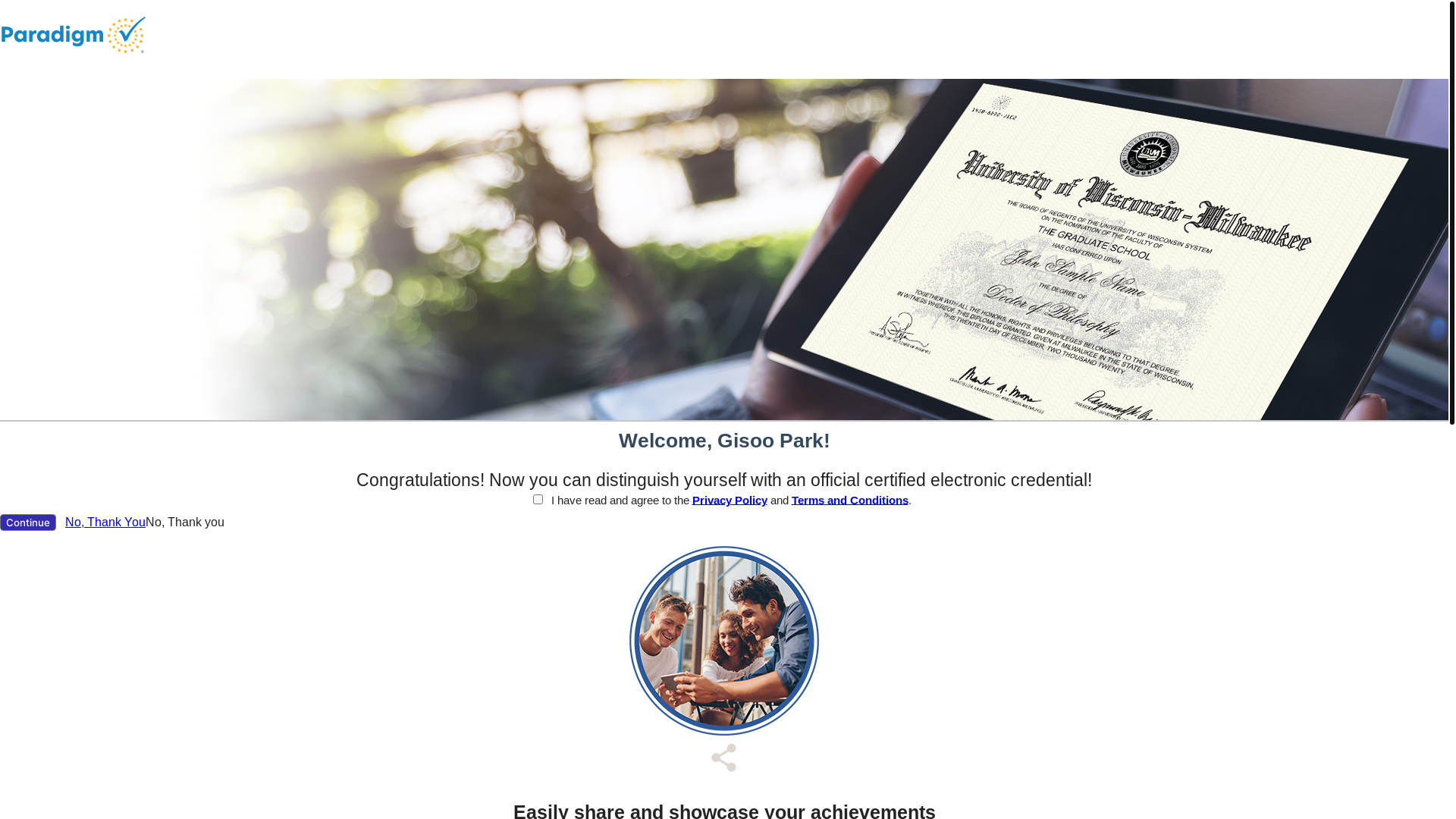 website screenshot of https://secure.cecredentialtrust.com/account/enauth/74396642782d37645830534d3672794f464e77347a41