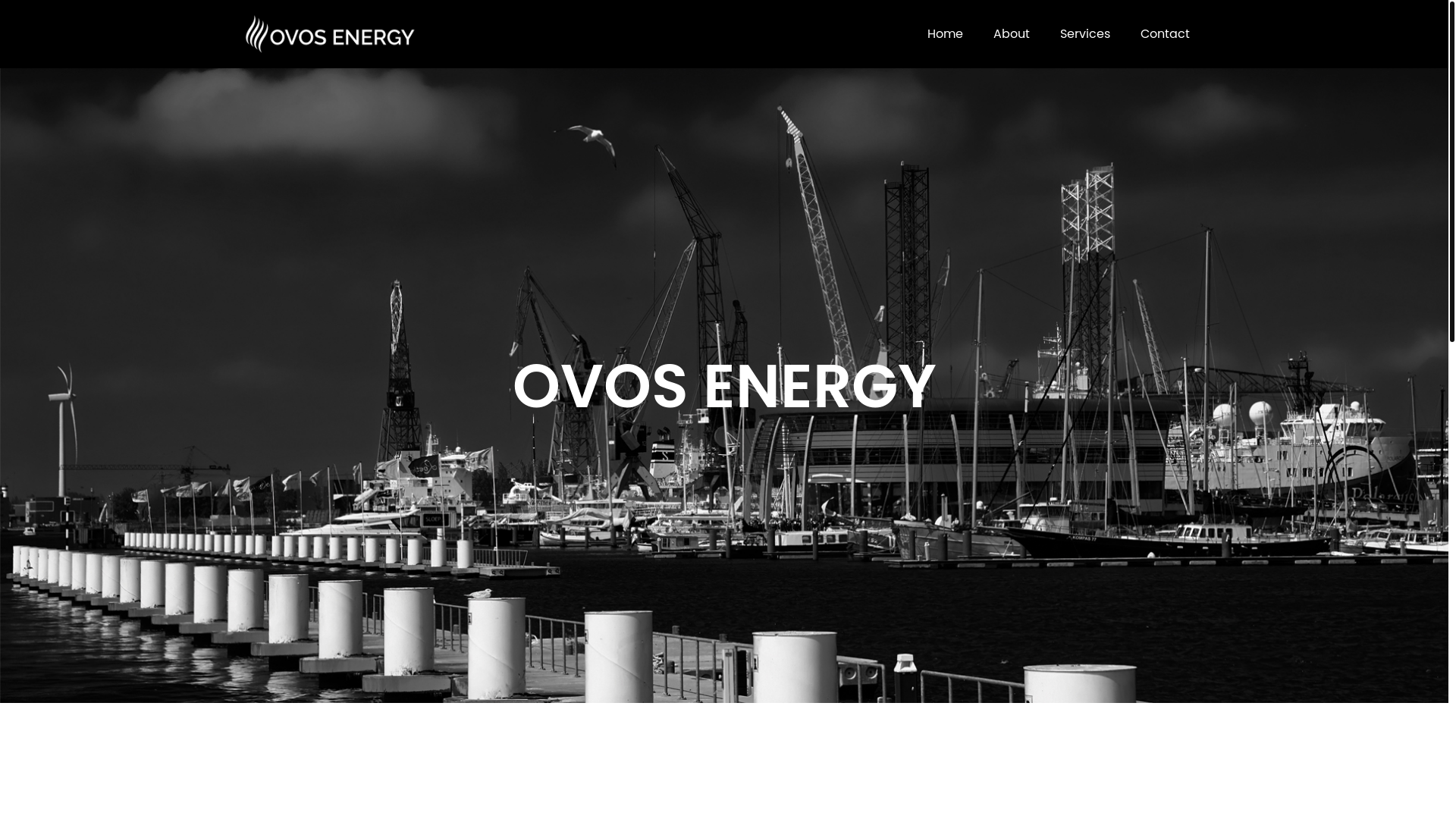 website screenshot of https://ovosenergy.com