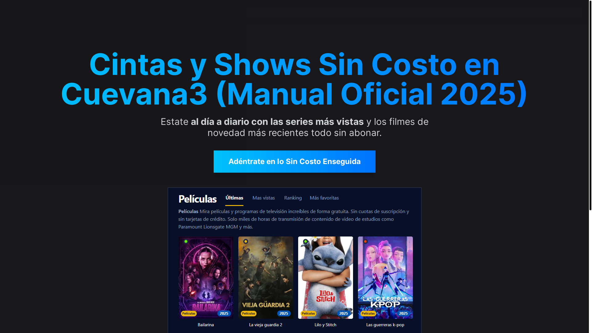 website screenshot of https://cuevana3-r1ko.pages.dev/
