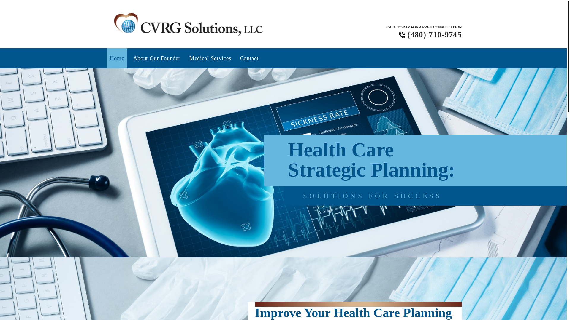 website screenshot of https://cvrgsolution.info/