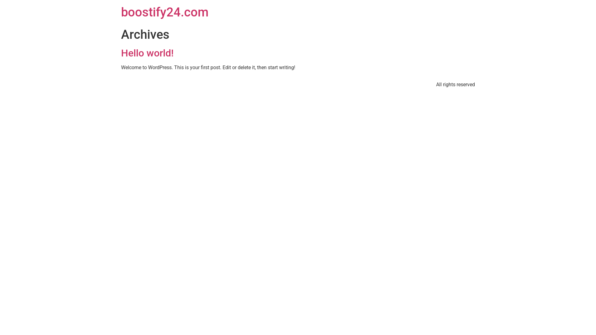 website screenshot of https://boostify24.com/