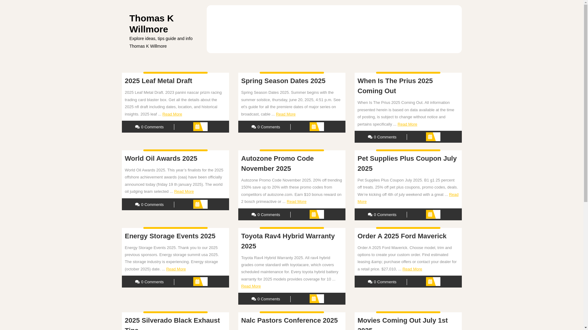 website screenshot of https://thomaskwillmore.pages.dev/
