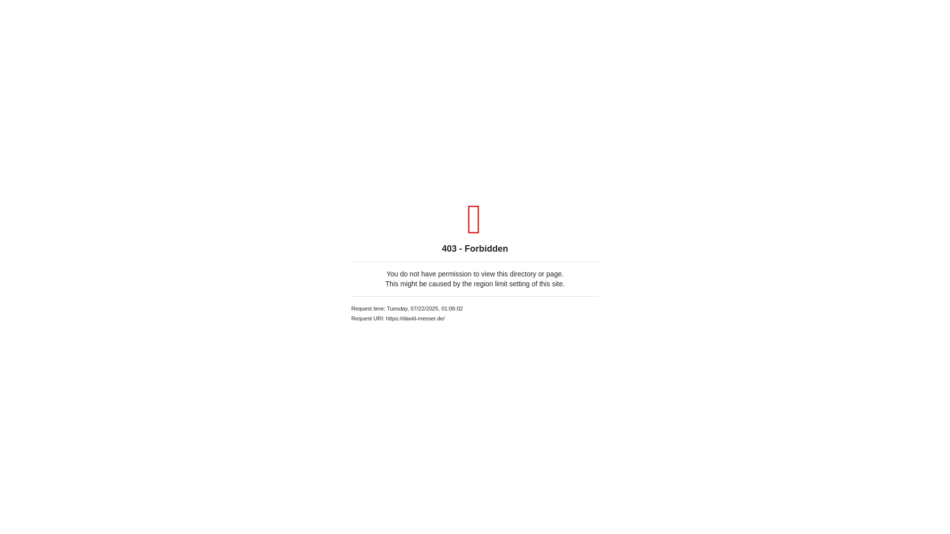 website screenshot of https://david-messer.de/