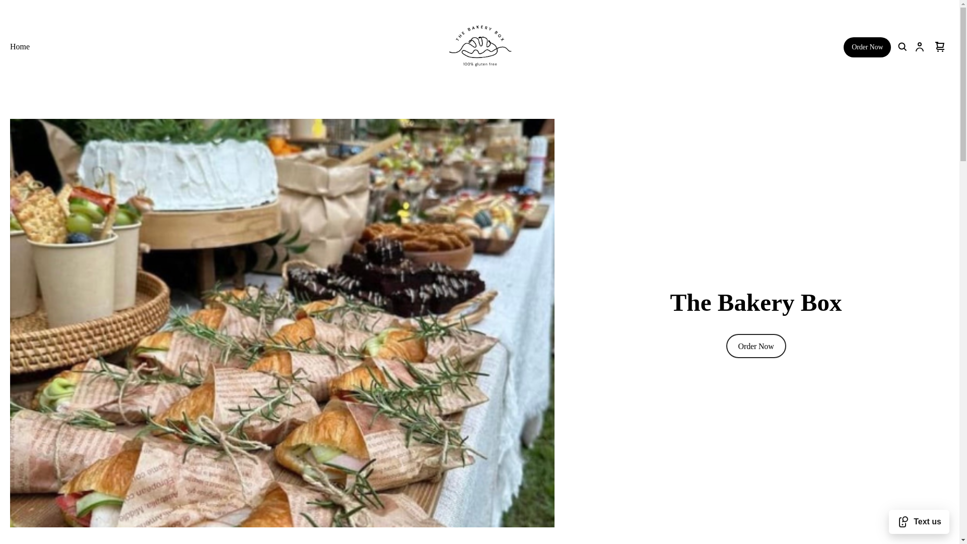 website screenshot of https://thegfbakerybox.com/
