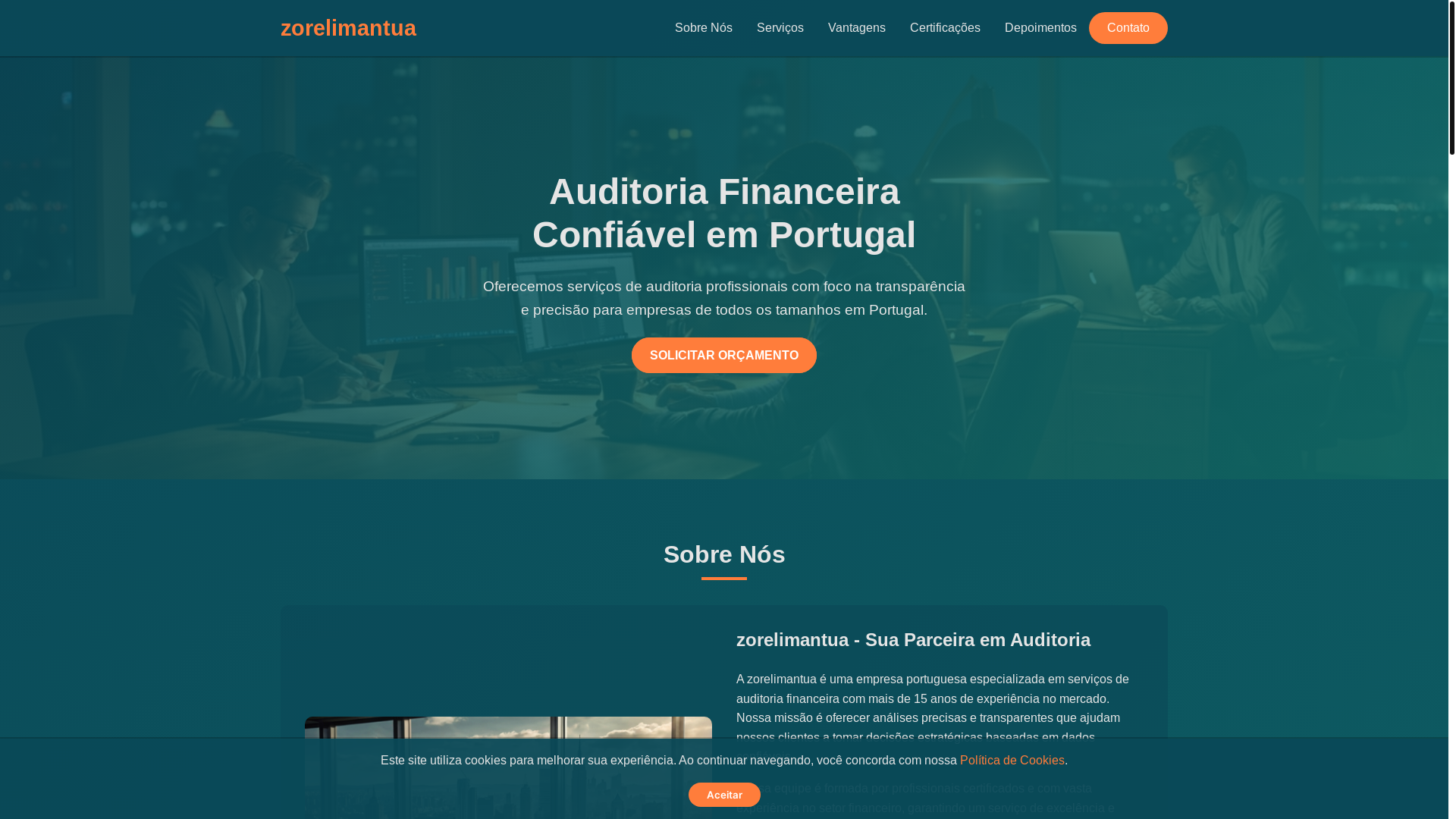 website screenshot of https://zorelimantua.com/