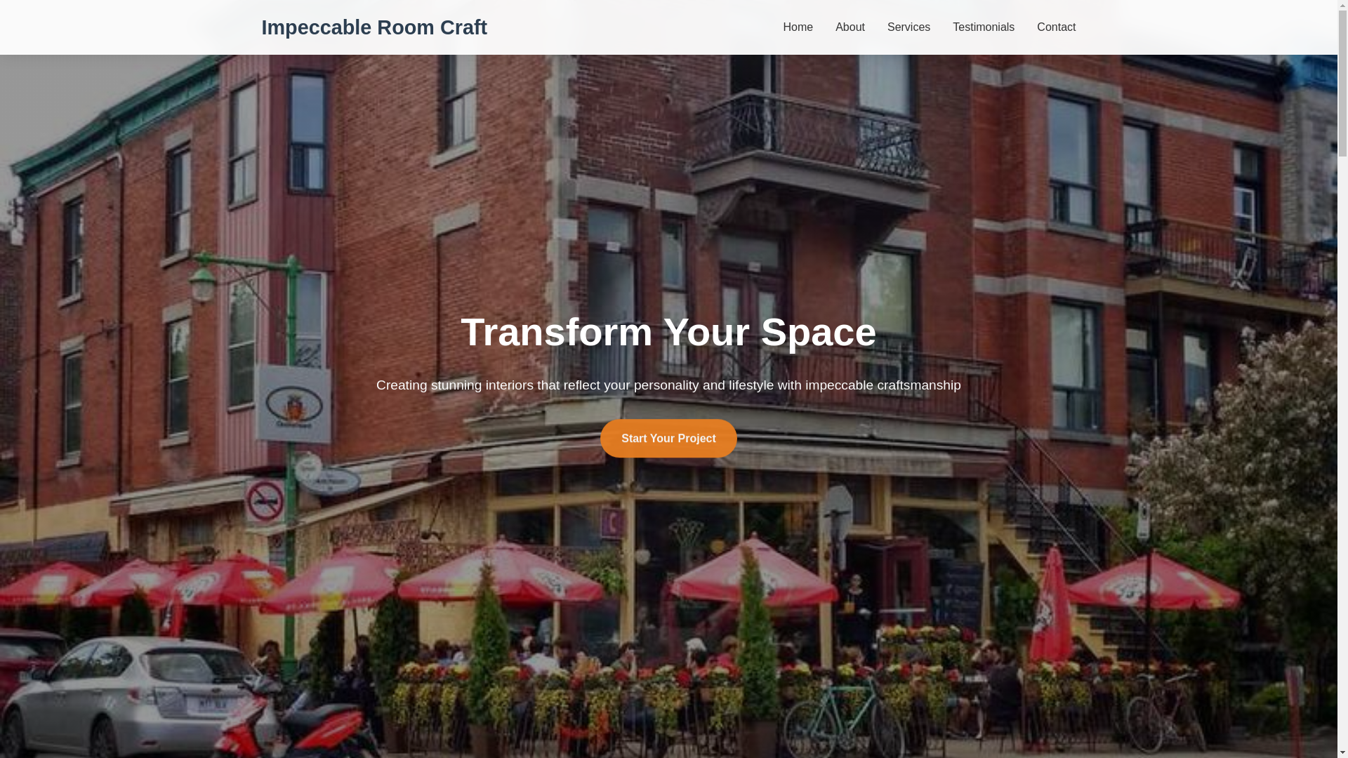 website screenshot of https://impeccableroomcraft.courses/