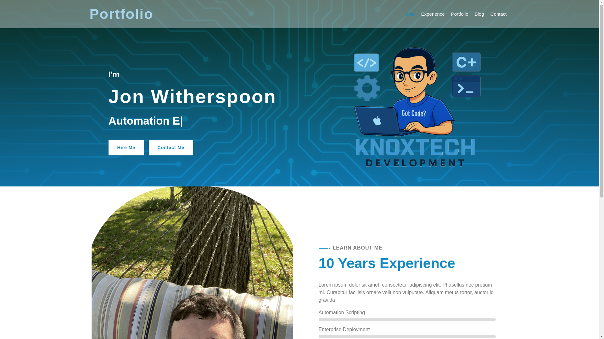 website screenshot of https://knoxtech-portfolio.pages.dev/