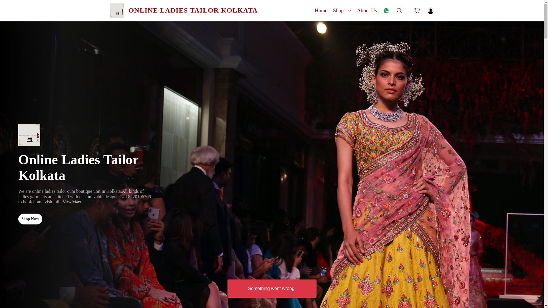 website screenshot of https://onlineladiestailorkolkata.co.in/