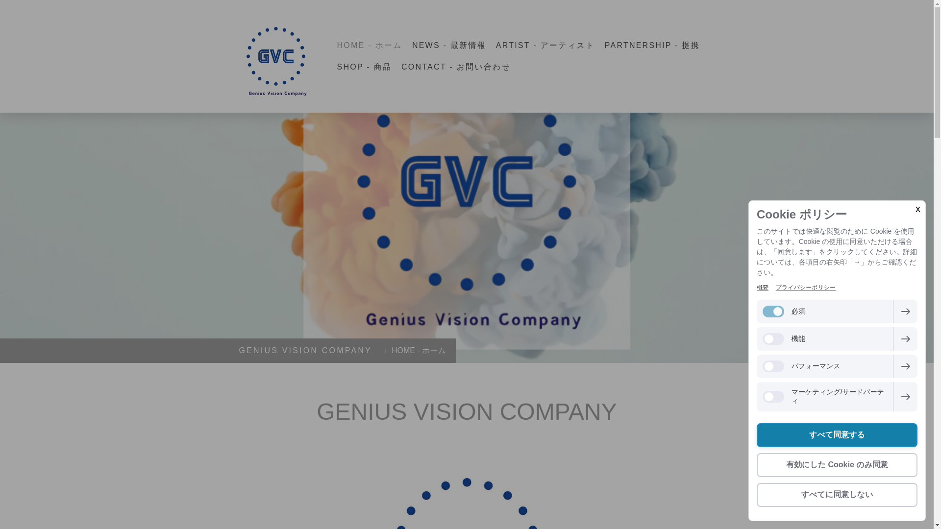 website screenshot of https://genius-vision-company.com/