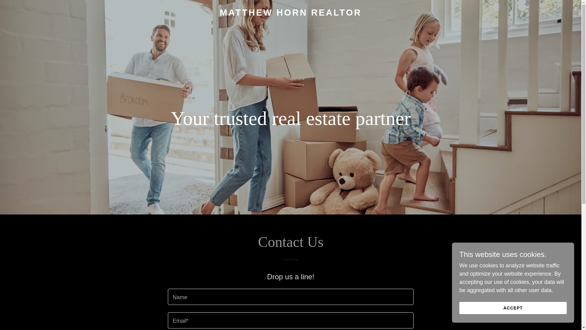 website screenshot of https://matthewhornrealtor.com/