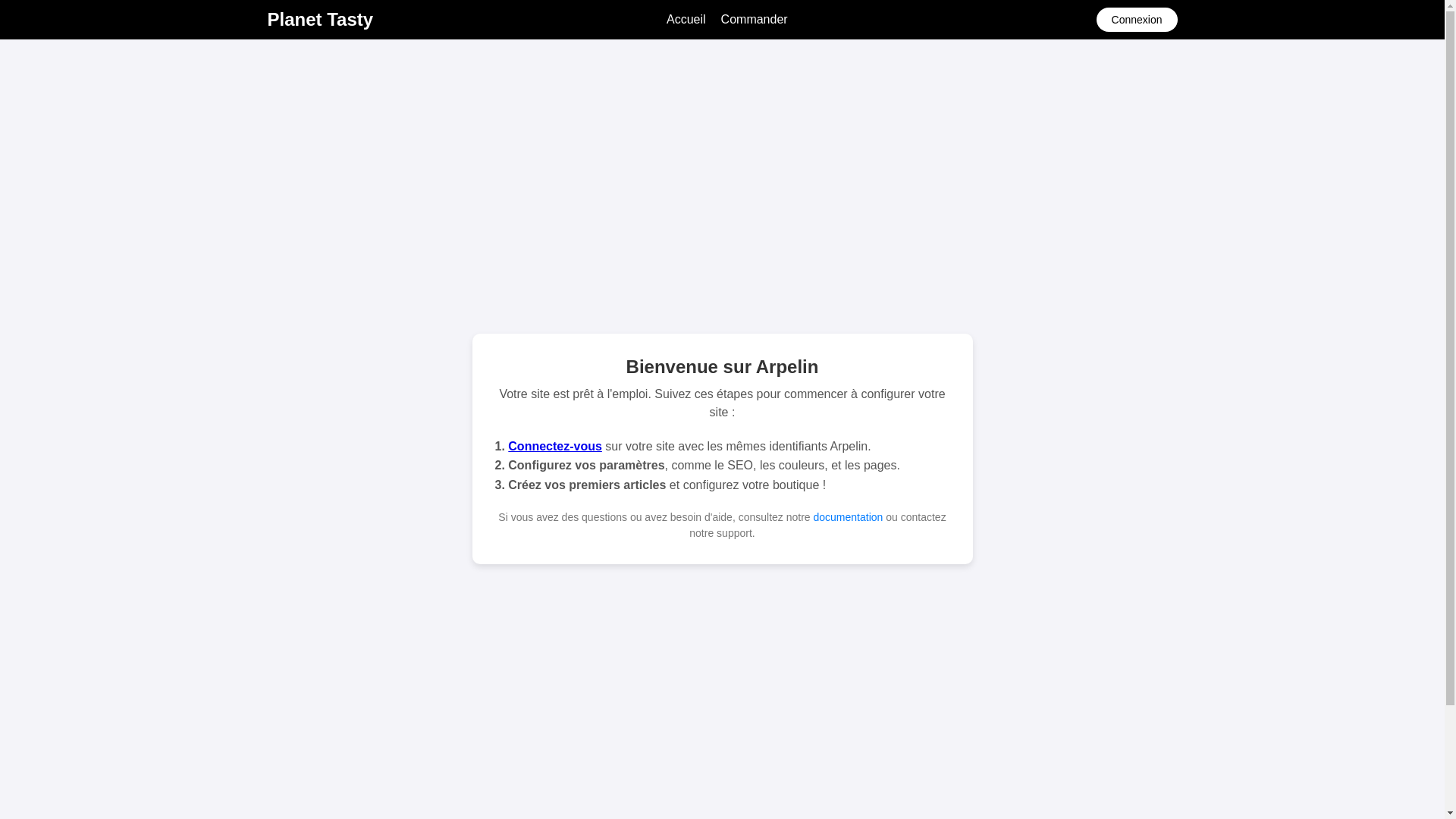 website screenshot of https://planet-tasty.fr/