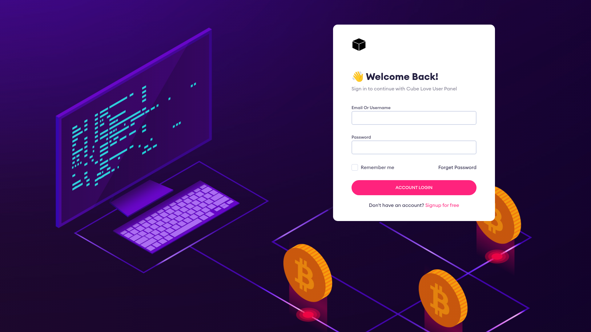 website screenshot of https://cubelove.top/