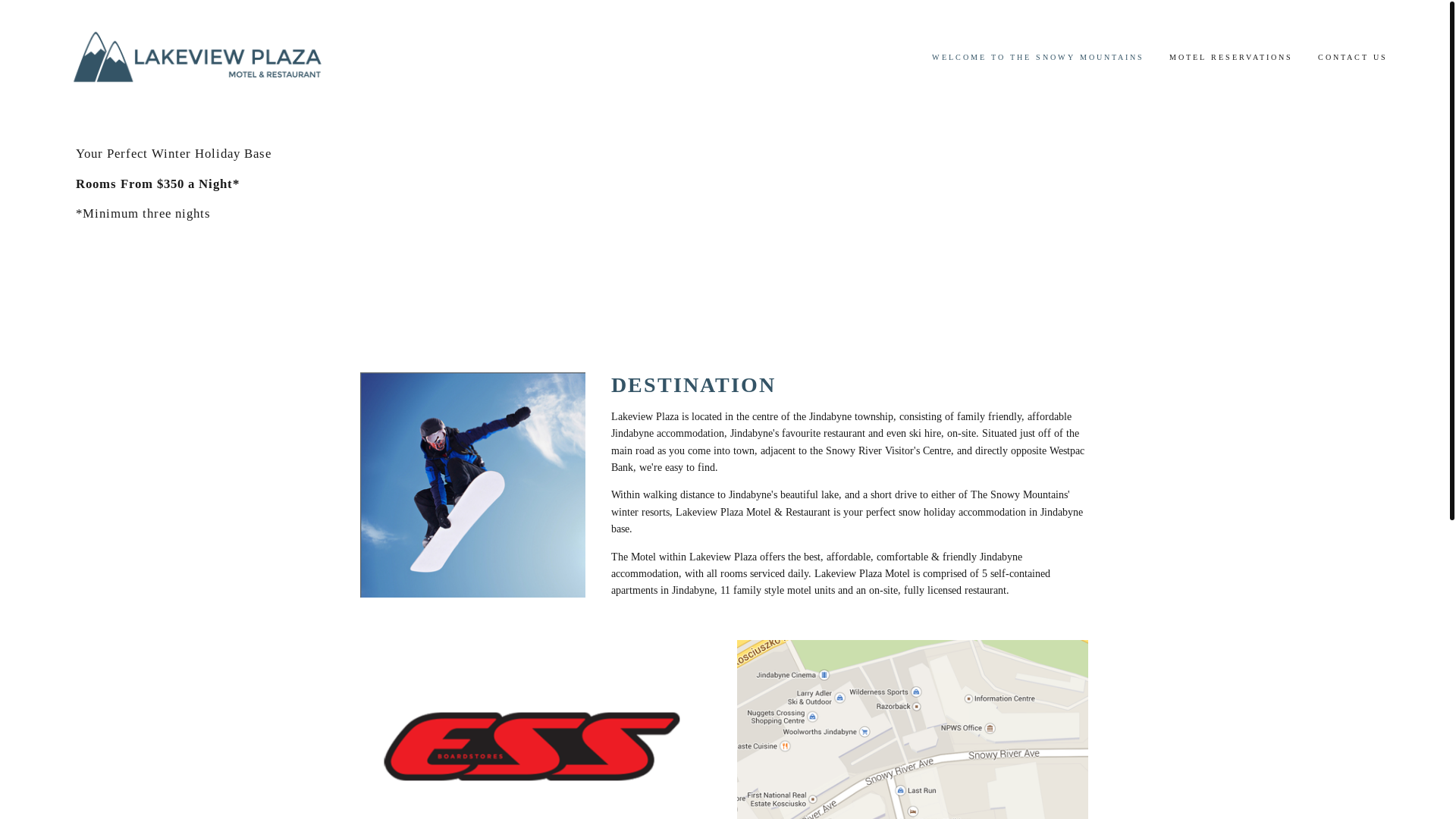 website screenshot of https://lakeviewplaza.com.au/