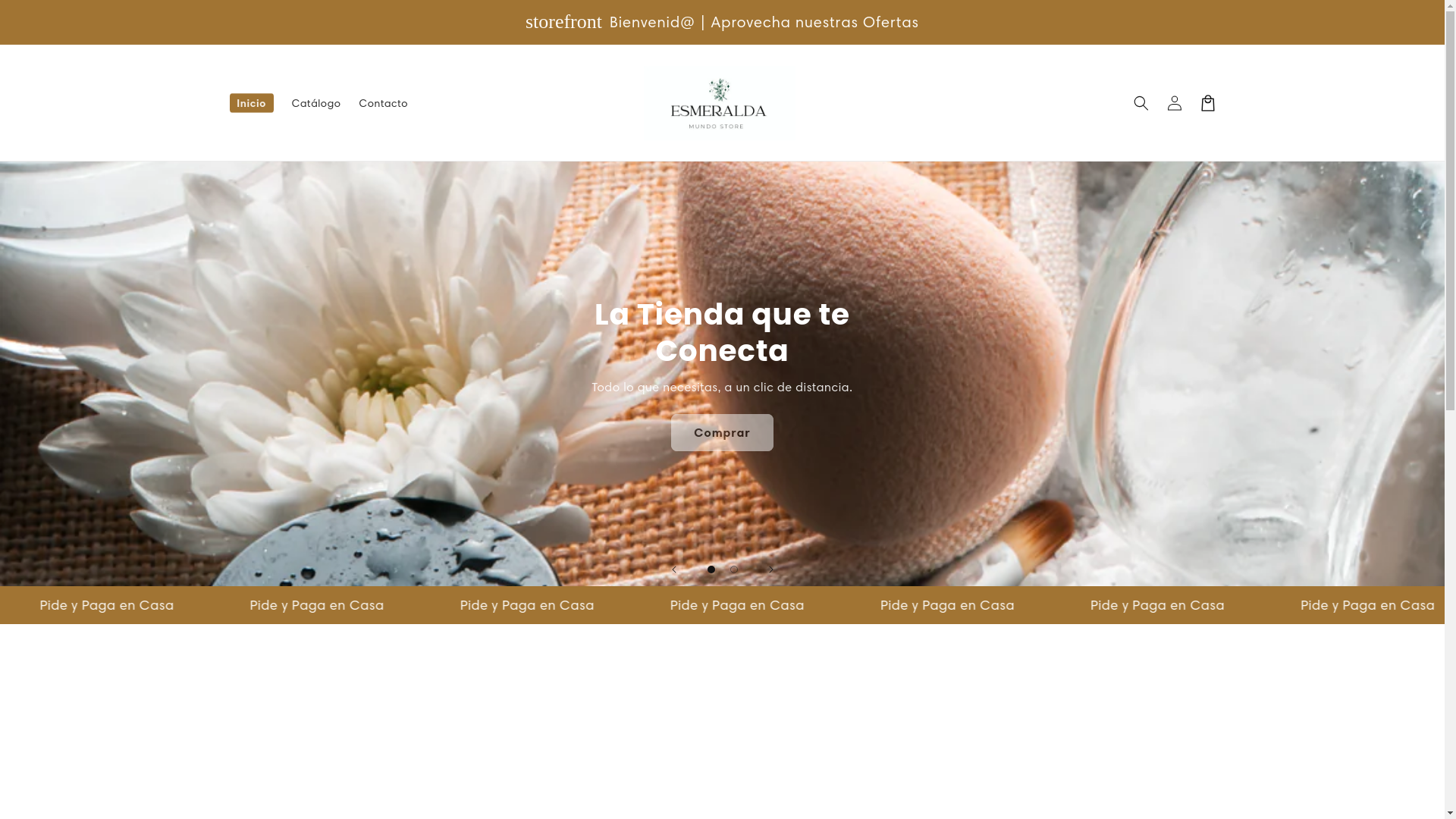 website screenshot of https://mundoesmeralda.online/