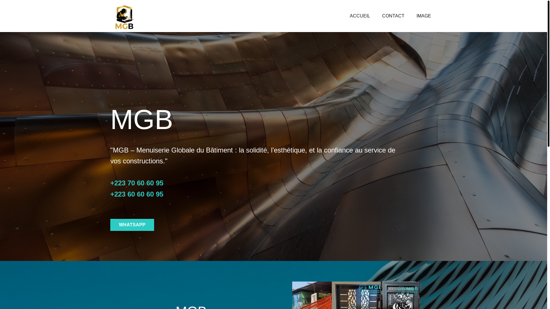 website screenshot of https://mgbservices.ml/
