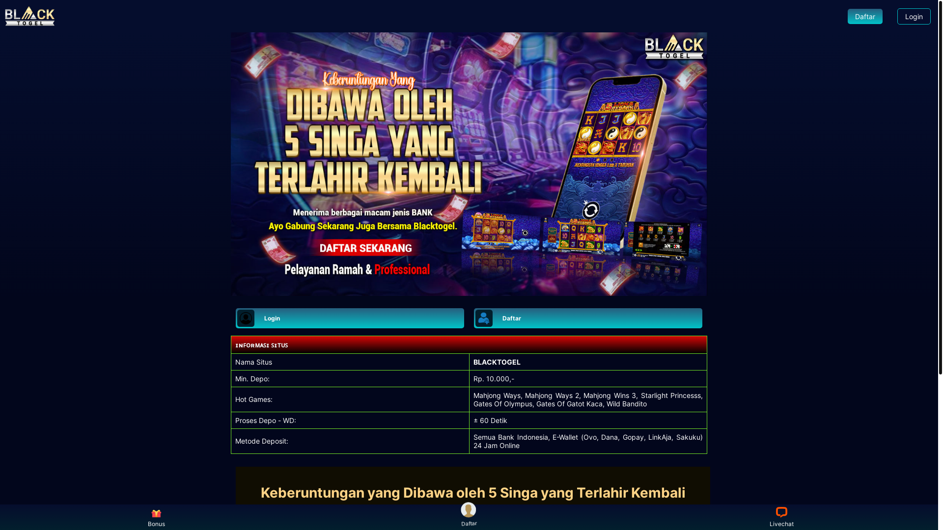 website screenshot of https://keberuntungan-yang-dibawa-5-singa-yang-terlahir-kembali.pages.dev/