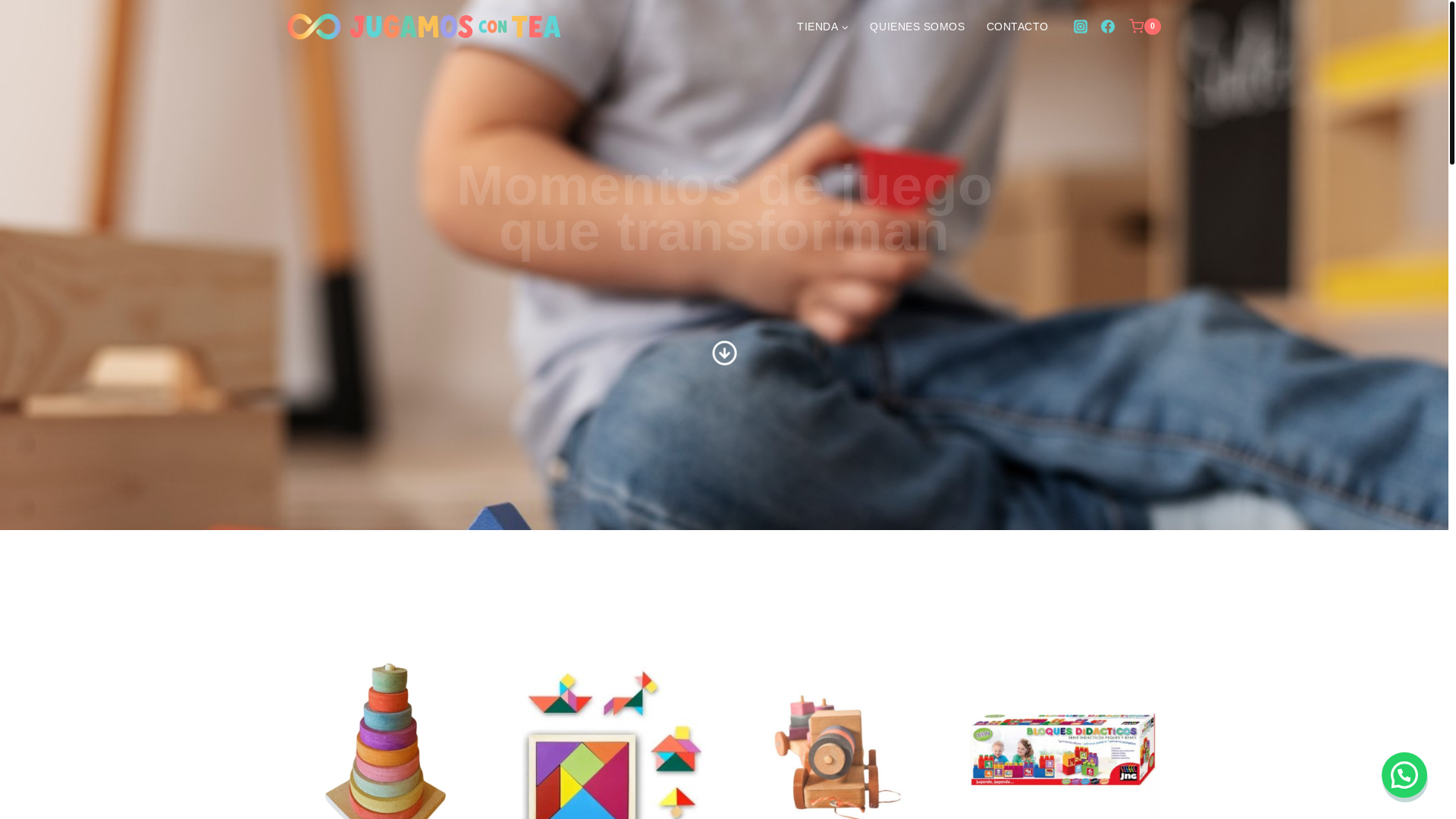 website screenshot of https://jugamoscontea.com.ar/
