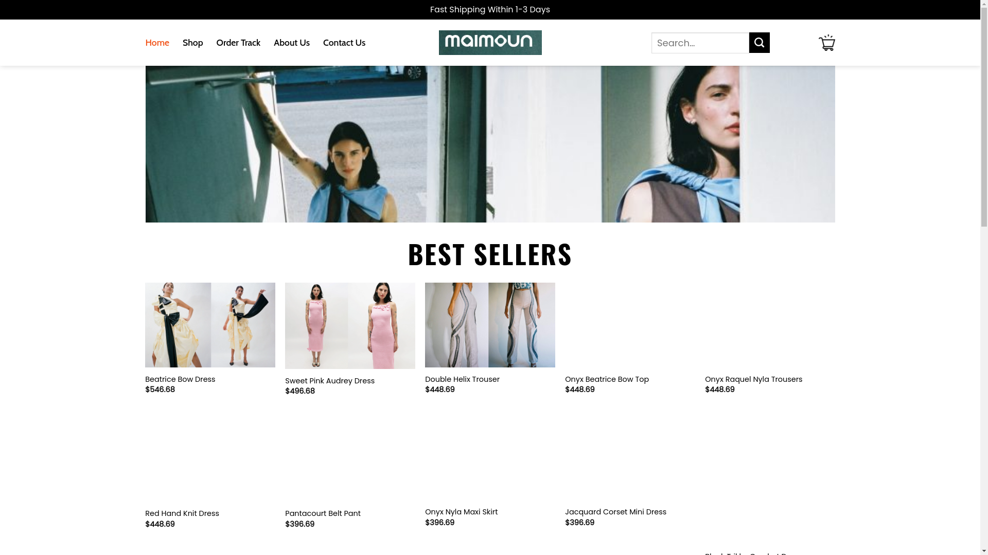website screenshot of https://digitalmaimounstore.shop/